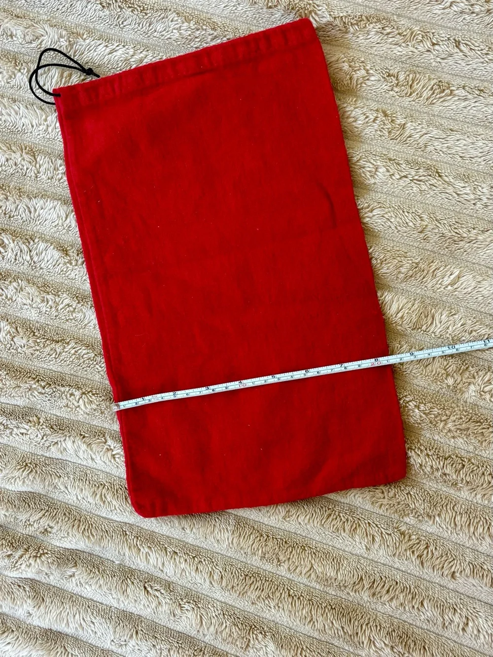 Christian Louboutin Red Drawstring drug Bag
